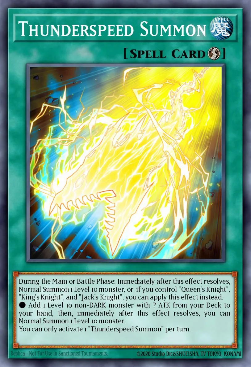 Thunderspeed Summon · King's Court 55557574/65