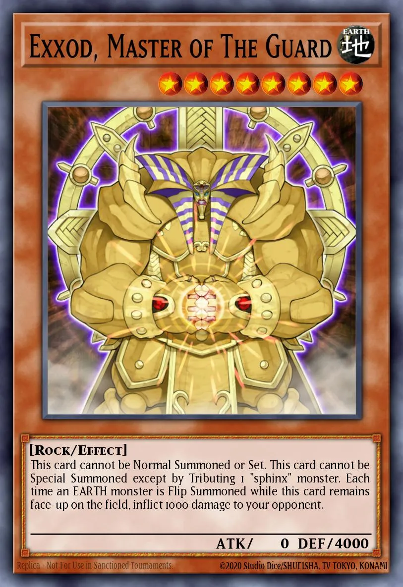 Exxod, Master of The Guard · Structure Deck: Invincible Fortress 55737443/32