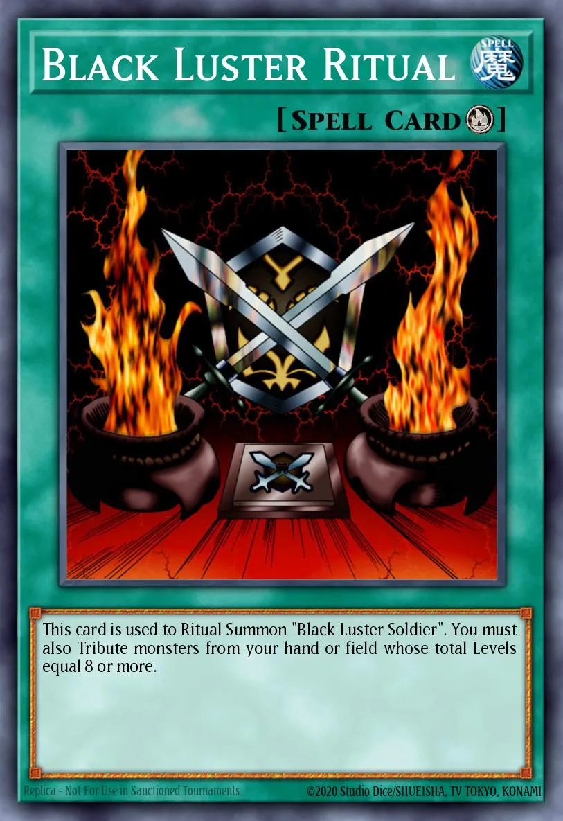 Black Luster Ritual · Starter Deck: Yugi Evolution 55761792/50