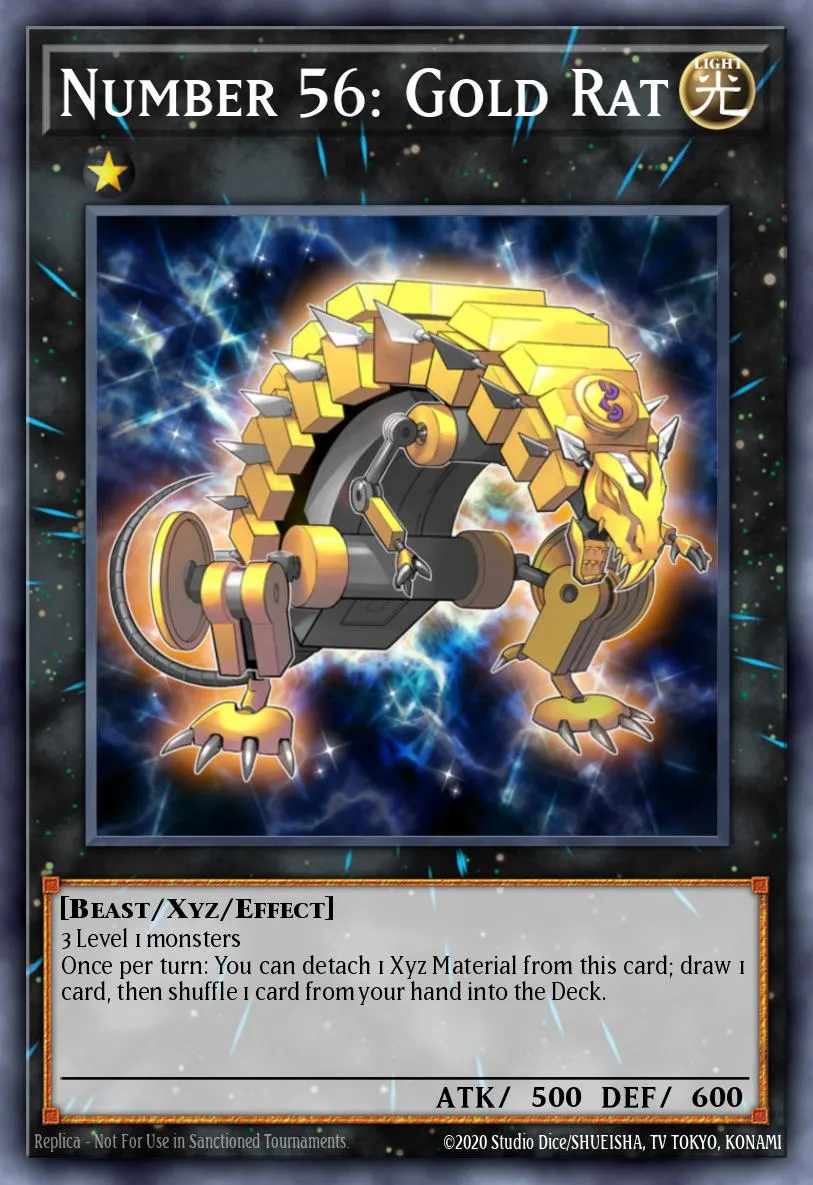 Number 56: Gold Rat · Zexal Collection Tin 55935416/24