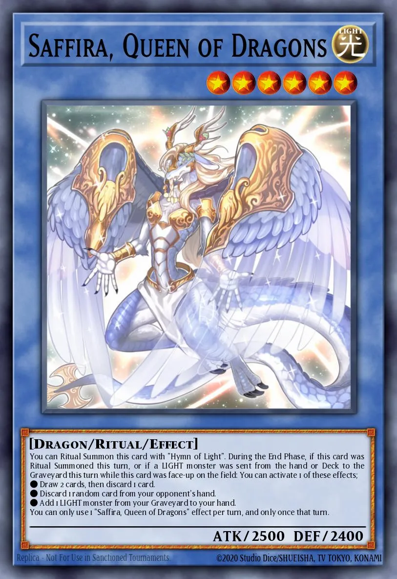 Saffira, Queen of Dragons · Duelist Alliance: Deluxe Edition 56350972/7
