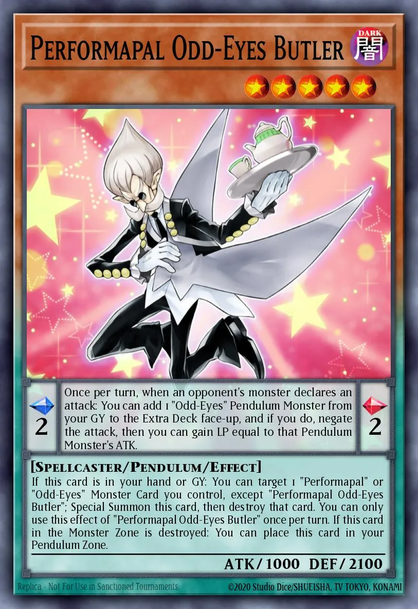 Performapal Odd-Eyes Butler · Battles of Legend: Monstrous Revenge 56677752/104