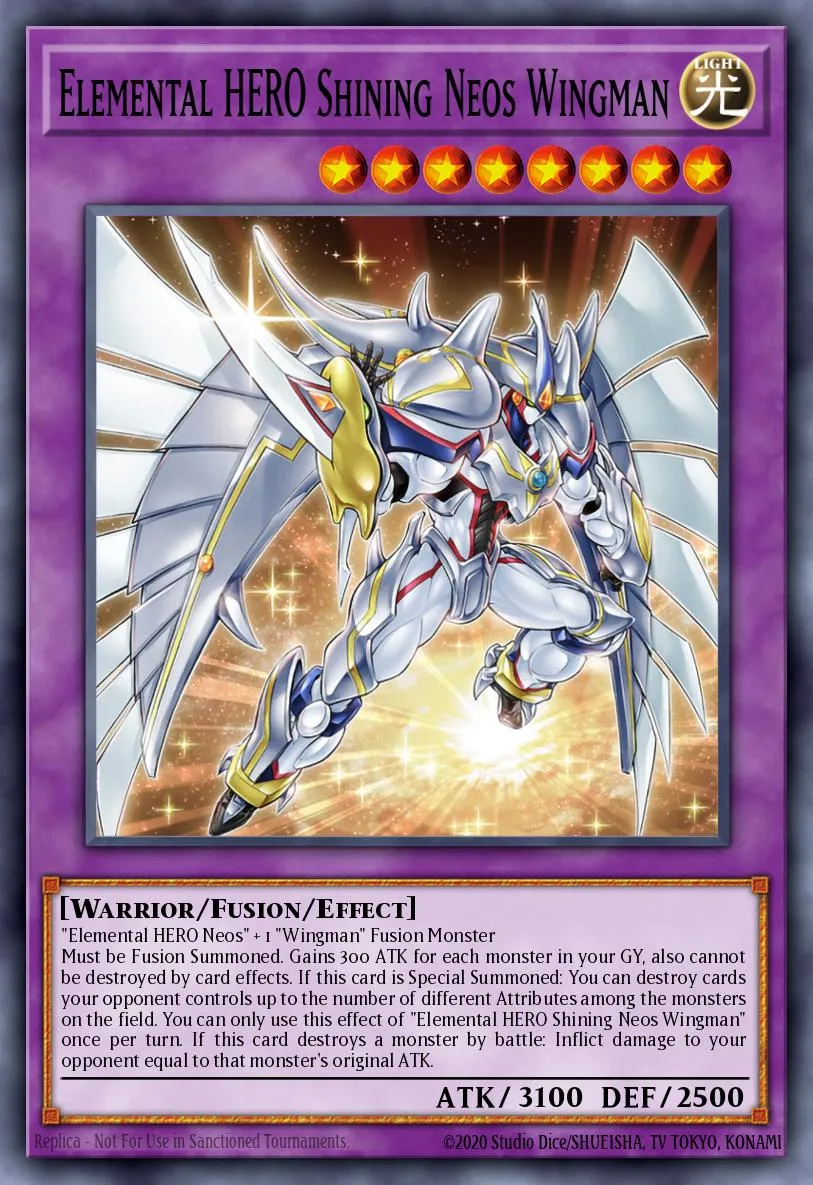 Elemental HERO Shining Neos Wingman · Power of the Elements 56733747/101