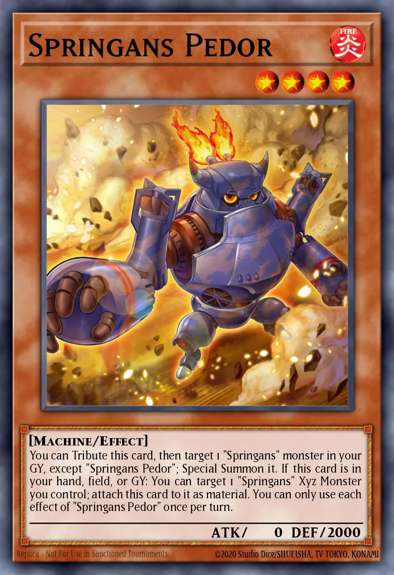 Springans Pedor · Blazing Vortex Premiere! promotional card 56818977/1