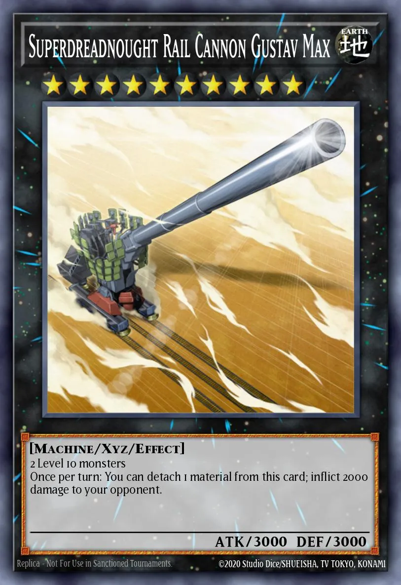 Superdreadnought Rail Cannon Gustav Max · Weekly Shonen Jump September 2013 membership promotional card 56910167/1