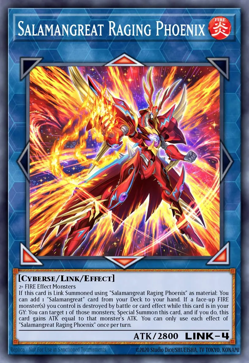 Salamangreat Raging Phoenix · Legendary Duelists: Soulburning Volcano 57134592/62
