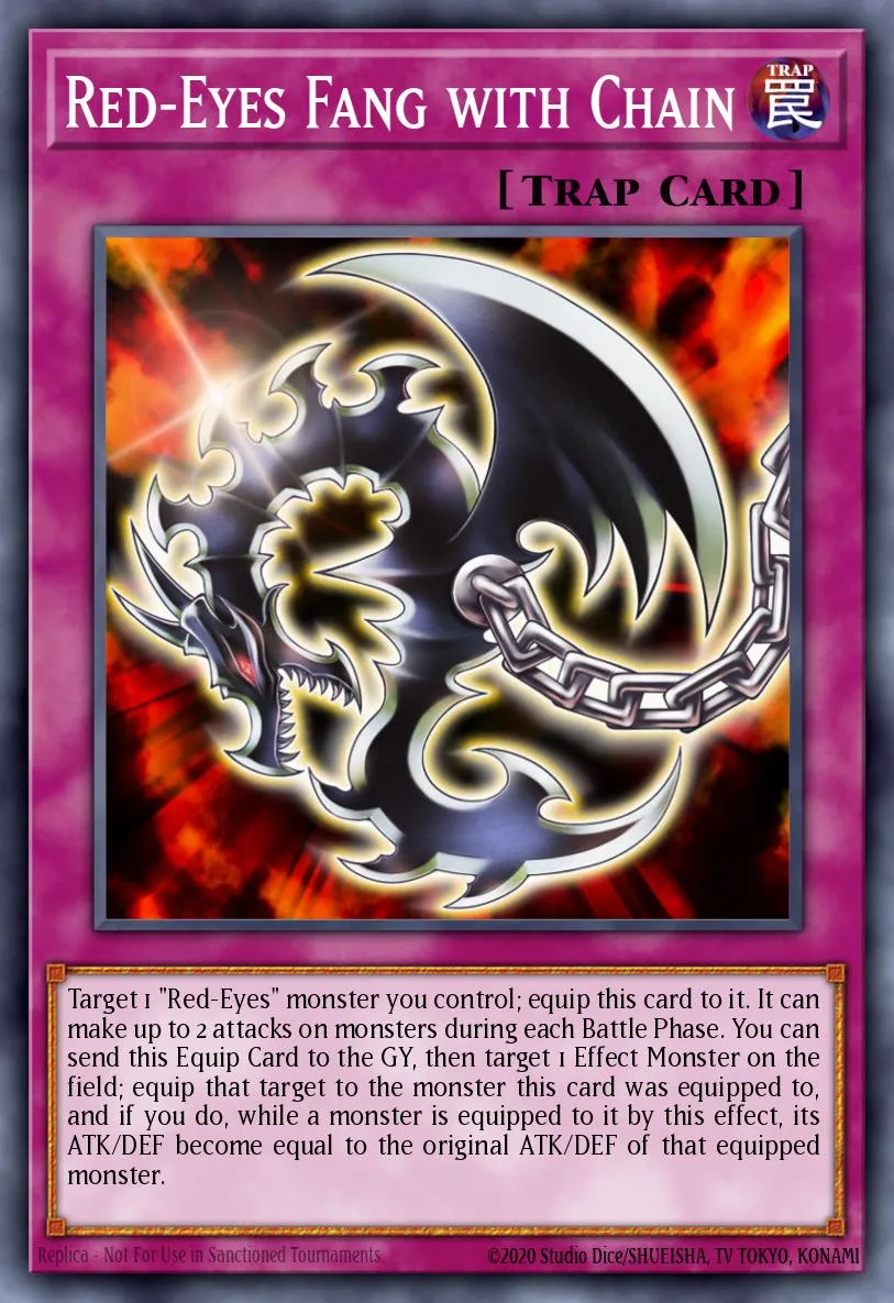 Red-Eyes Fang with Chain · Legendary Duelists 57135971/52