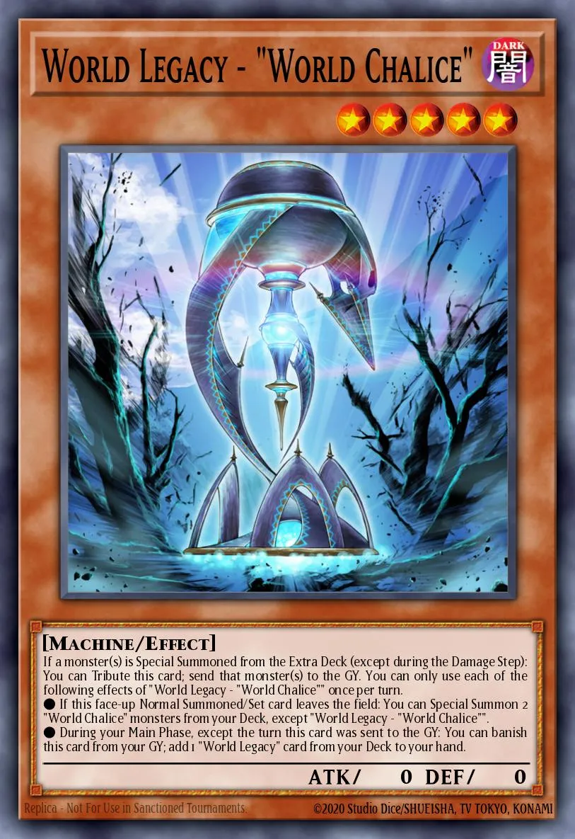 World Legacy - "World Chalice" · Code of the Duelist Special Edition 57288708/4