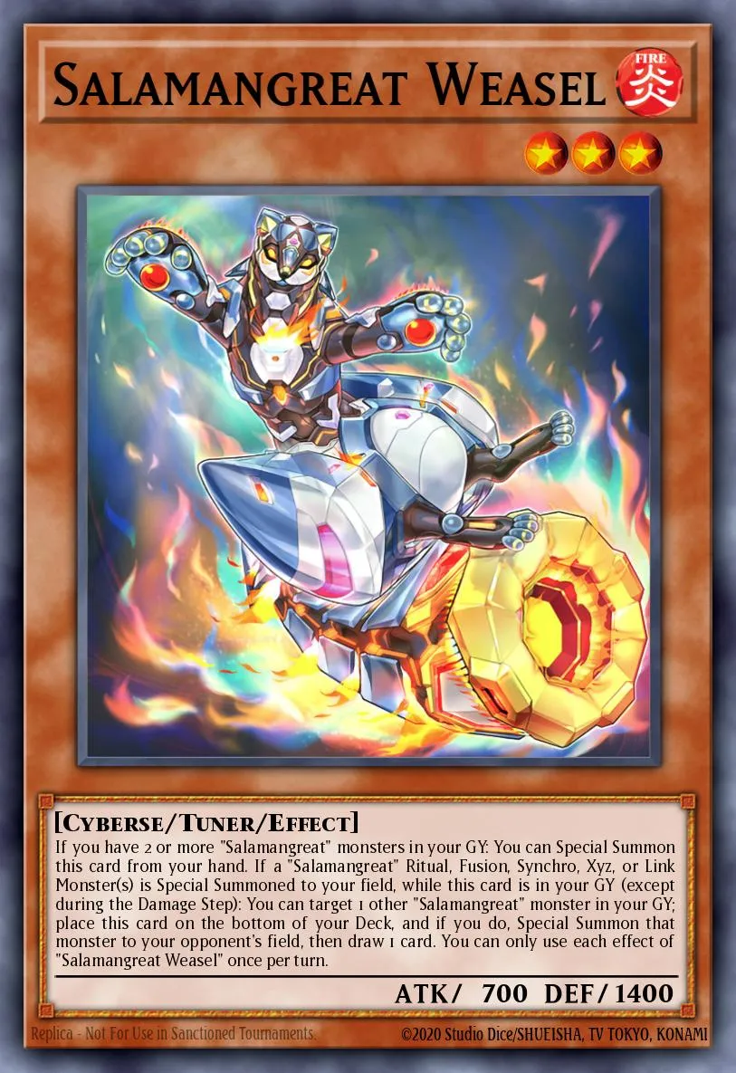 Salamangreat Weasel · Legendary Duelists: Soulburning Volcano 57357130/62