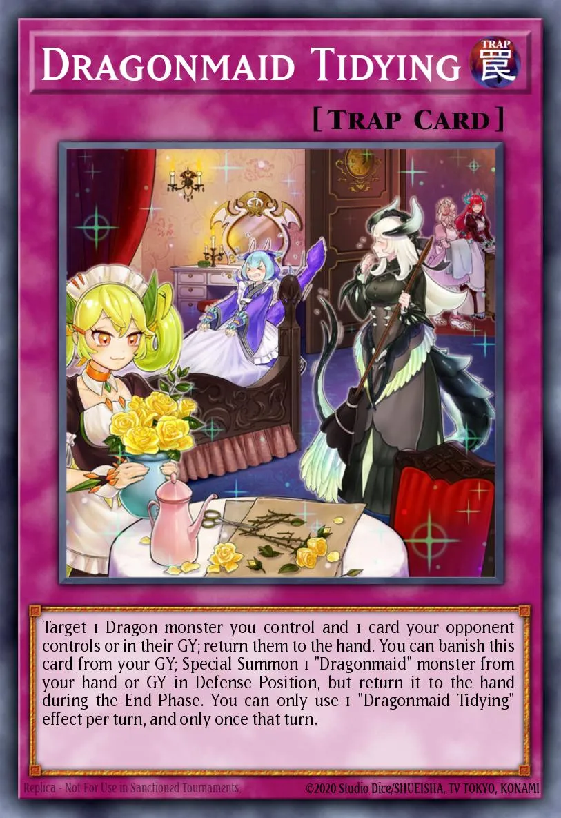 Dragonmaid Tidying · Rise of the Duelist Premiere! promotional card 57416183/1