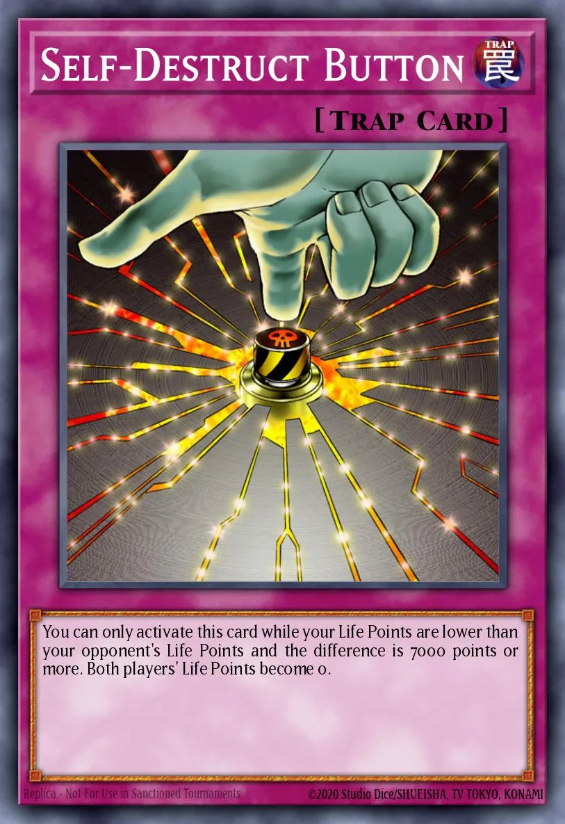 Self-Destruct Button · Invasion of Chaos: Special Edition 57585212/4