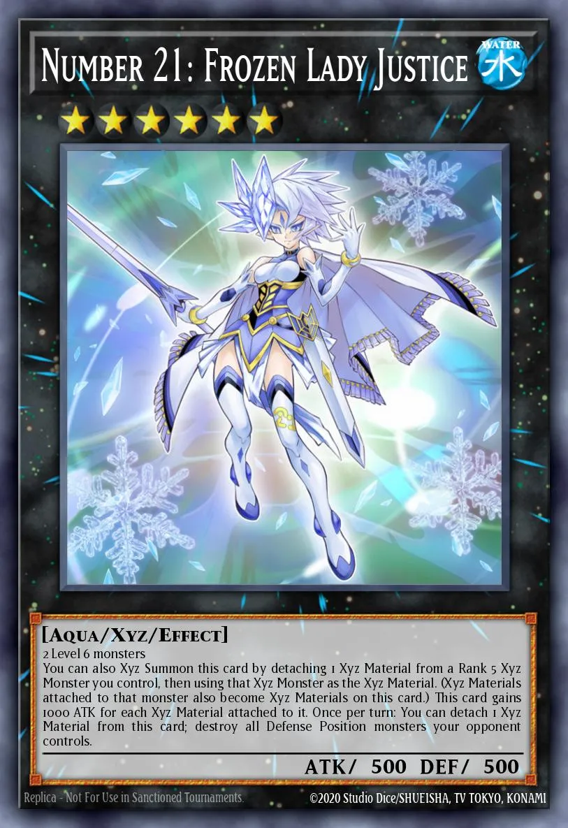 Number 21: Frozen Lady Justice · Premium Gold: Return of the Bling 57707471/91