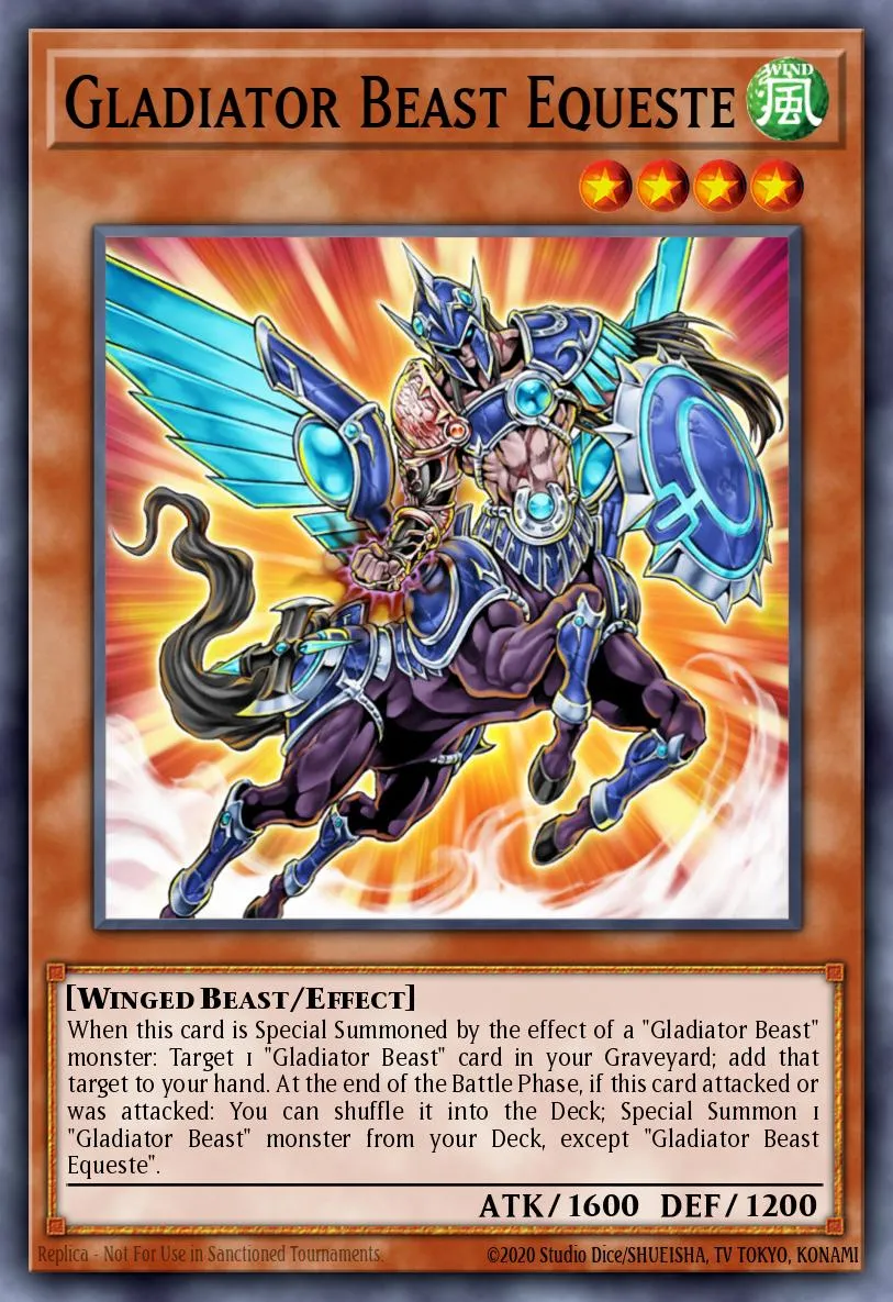 Gladiator Beast Equeste · The Duelist Genesis: Special Edition 57731460/2