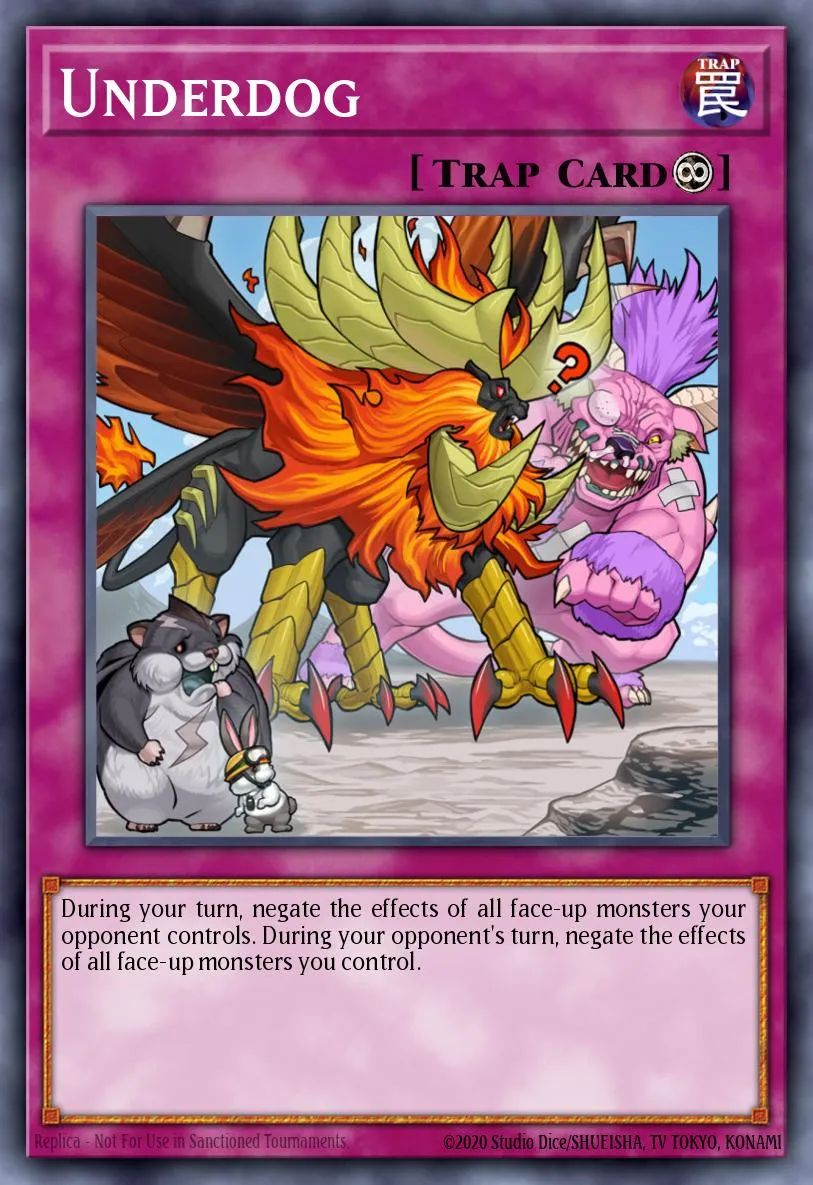 Underdog · Blazing Vortex Premiere! promotional card 5779502/1