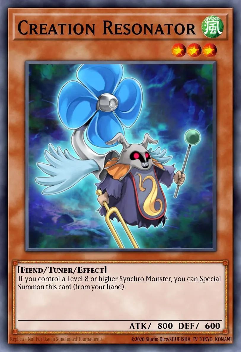 Creation Resonator · Starstrike Blast Sneak Peek Participation Card 5780210/1