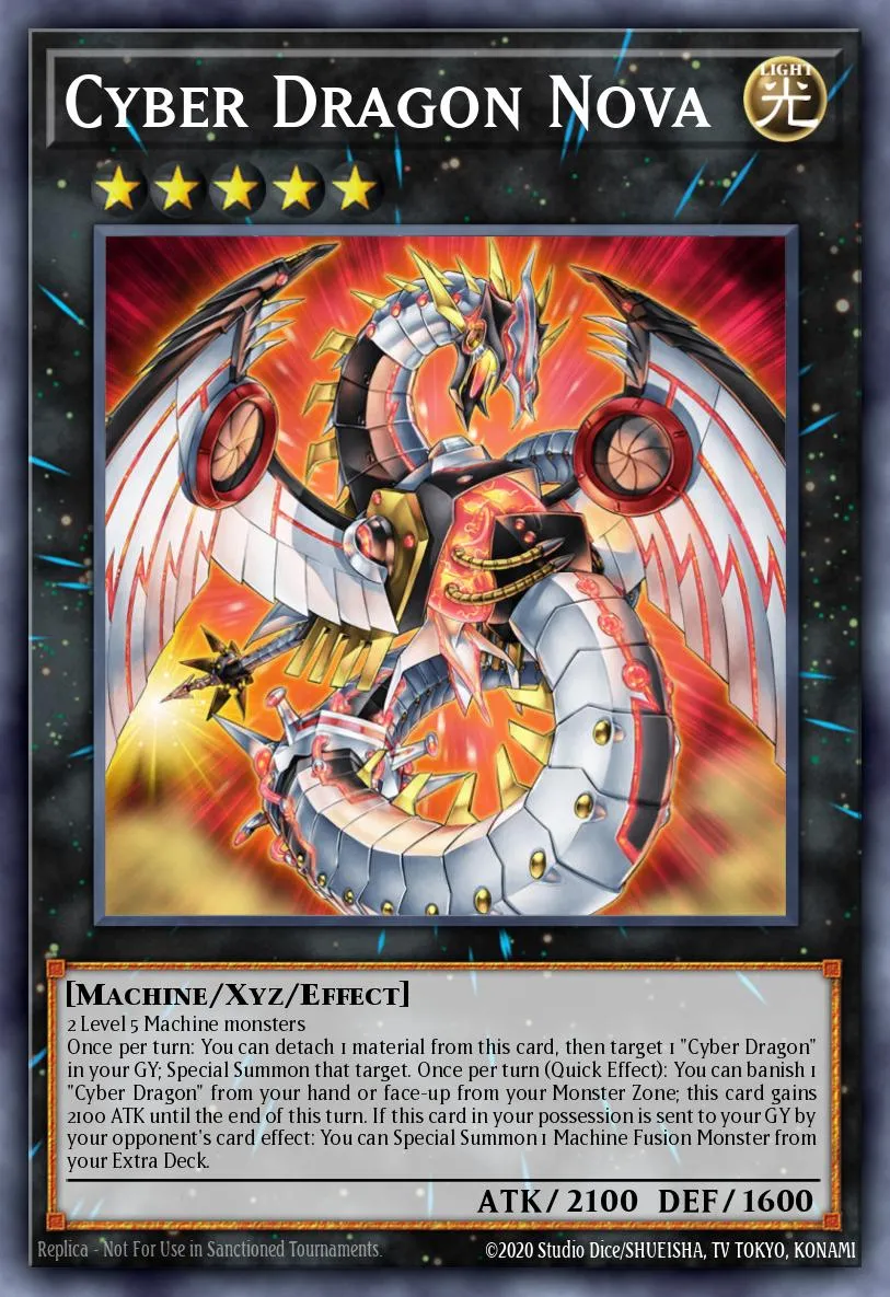 Cyber Dragon Nova · Cyber Dragon Revolution Structure Deck 58069384/38