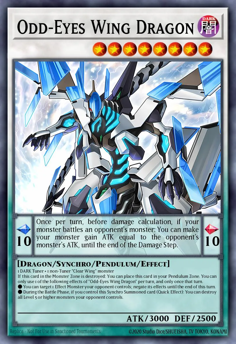 Odd-Eyes Wing Dragon · Dimension Force 58074177/101