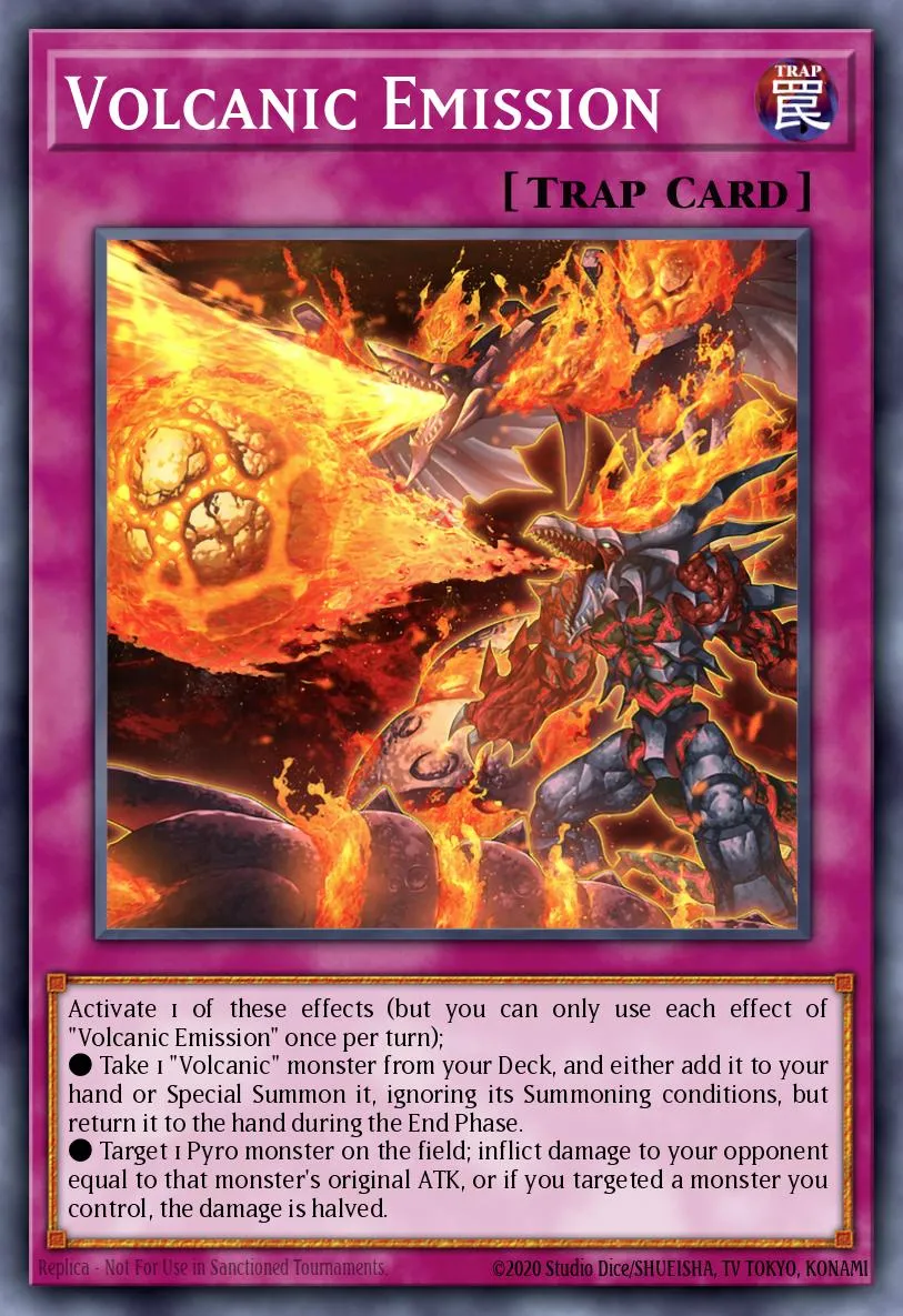 Volcanic Emission · Legendary Duelists: Soulburning Volcano 58143766/62