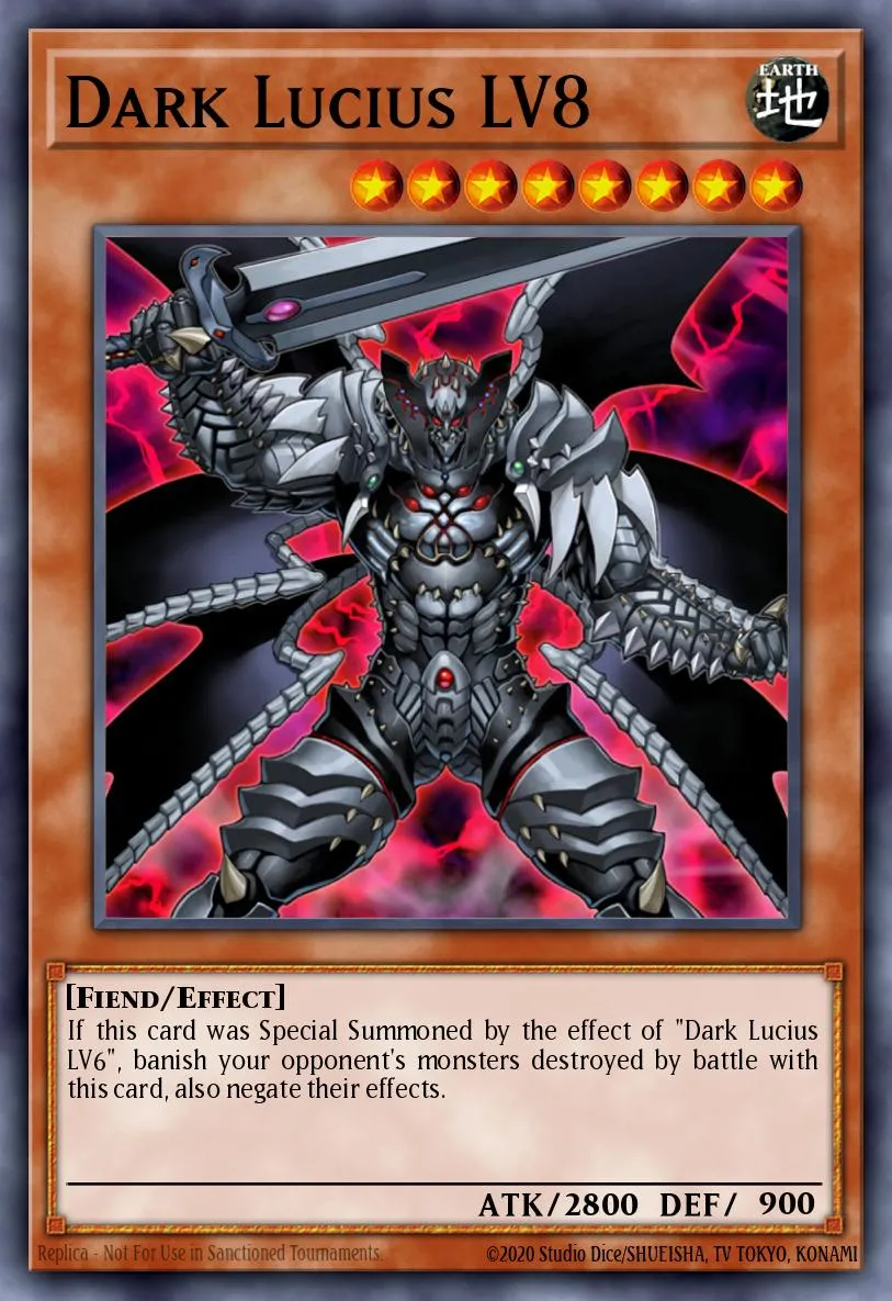 Dark Lucius LV8 · Cyberdark Impact 58206034/60