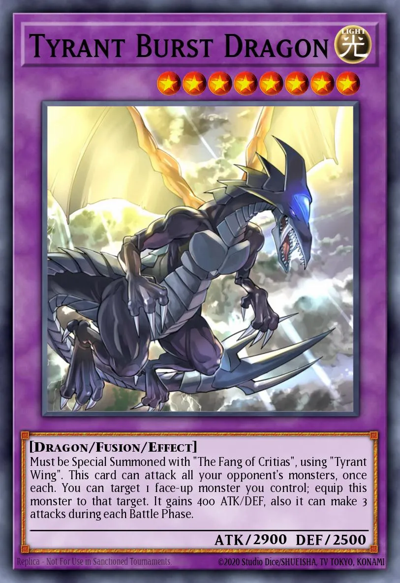 Tyrant Burst Dragon · Dragons of Legend 2 58293343/45