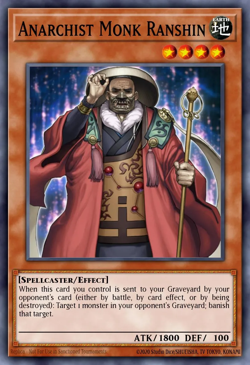Anarchist Monk Ranshin · Starstrike Blast Sneak Peek Participation Card 58324930/1
