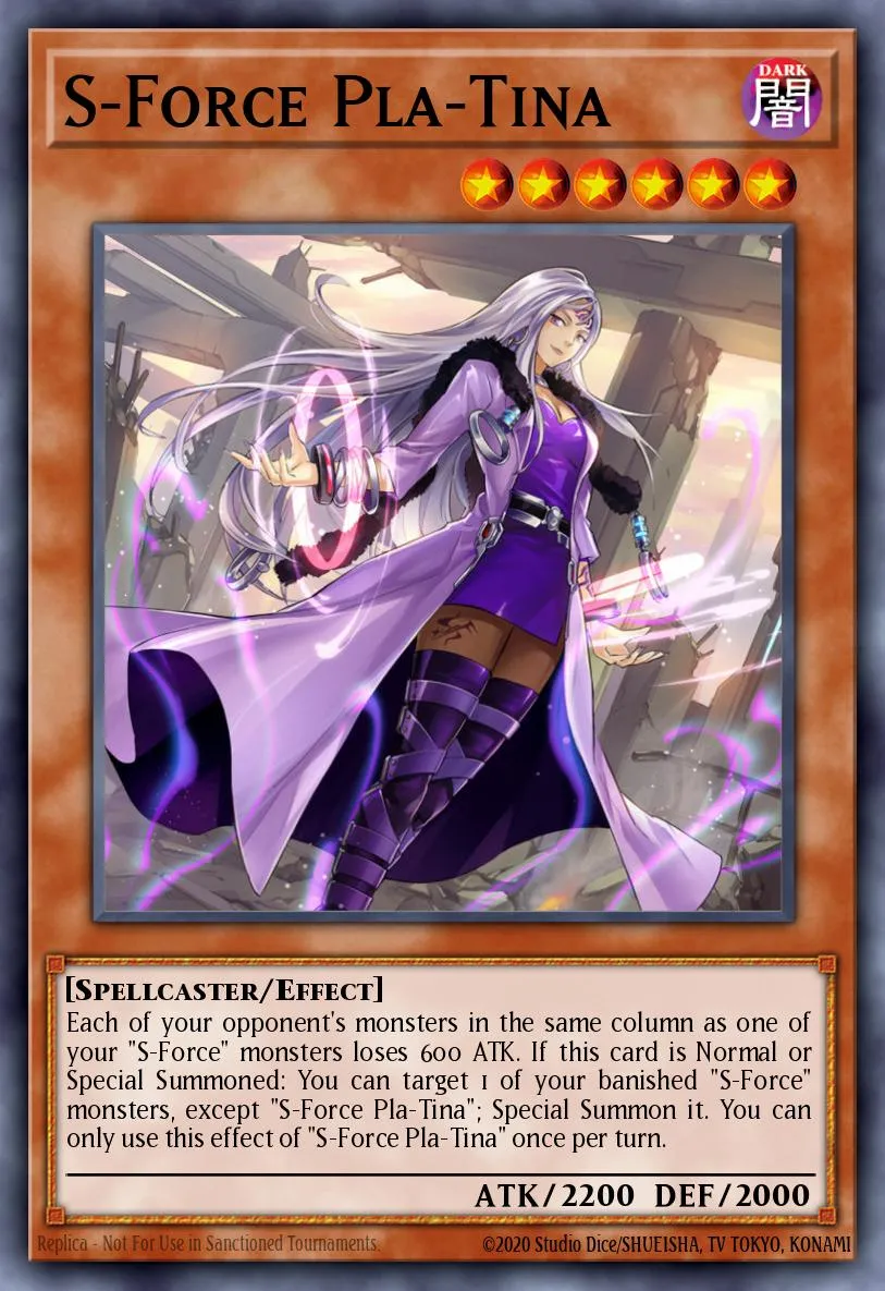 S-Force Pla-Tina · Blazing Vortex Premiere! promotional card 58363151/1