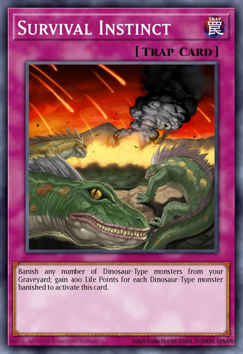 Survival Instinct · Structure Deck: Dinosaur's Rage Special Set 58419204/1