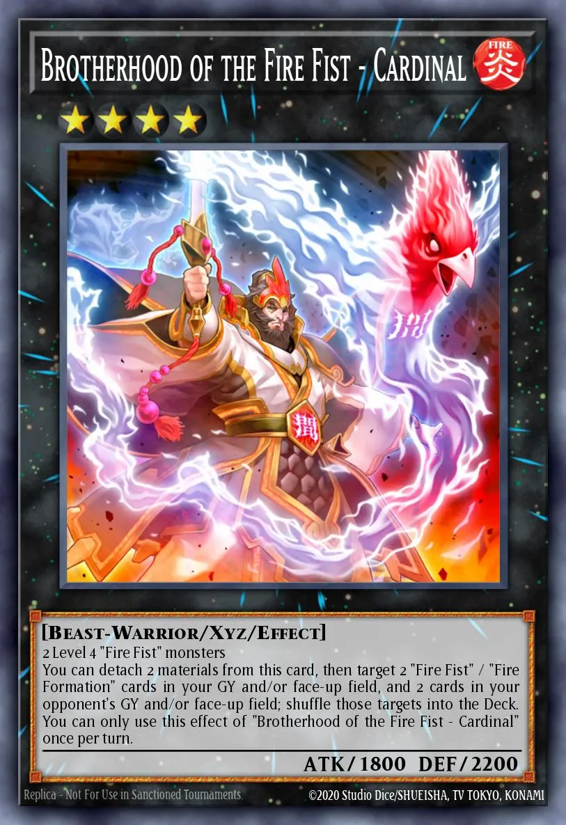 Brotherhood of the Fire Fist - Cardinal · Lord of the Tachyon Galaxy Sneak Peek Participation Card 58504745/1