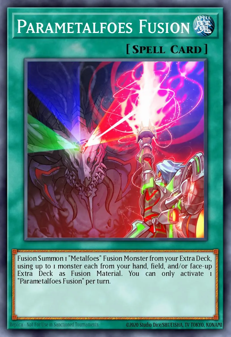 Parametalfoes Fusion · Blazing Vortex Premiere! promotional card 58549532/1