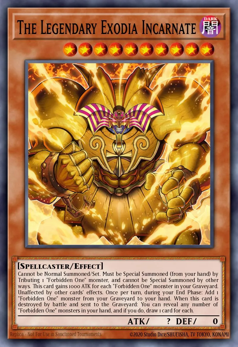 The Legendary Exodia Incarnate · Legendary Decks II 58604027/130