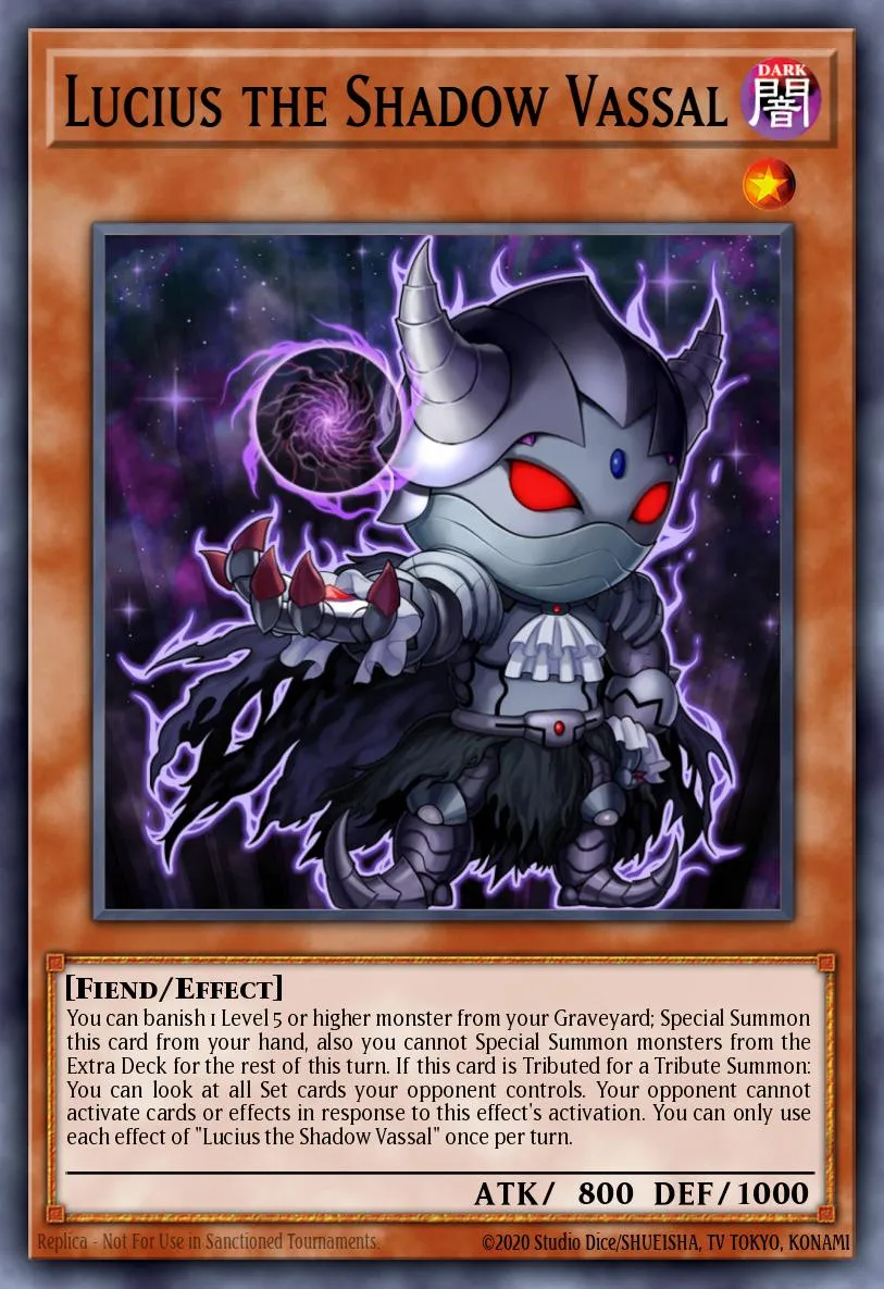 Lucius the Shadow Vassal · Emperor of Darkness Structure Deck 58786132/41