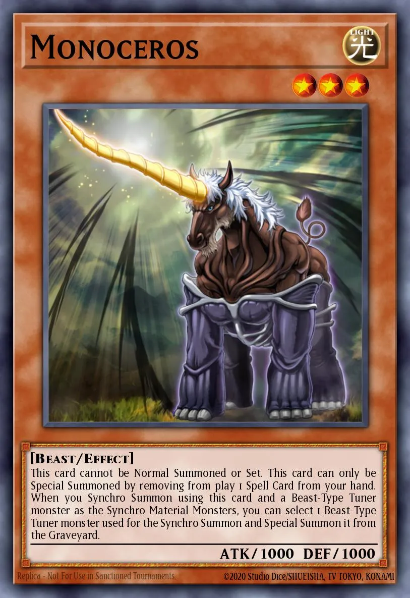 Monoceros · Duelist Revolution: Special Edition 58807980/2