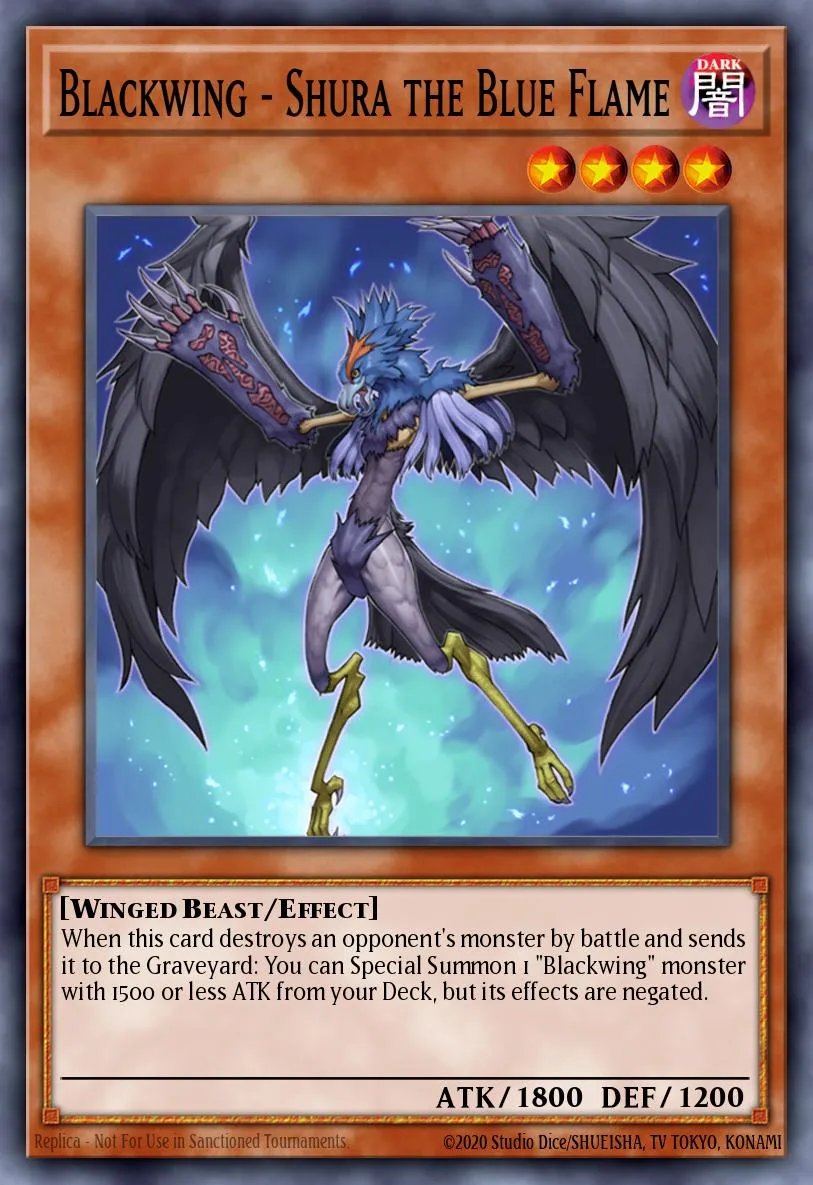 Blackwing - Shura the Blue Flame · Raging Battle: Special Edition 58820853/2