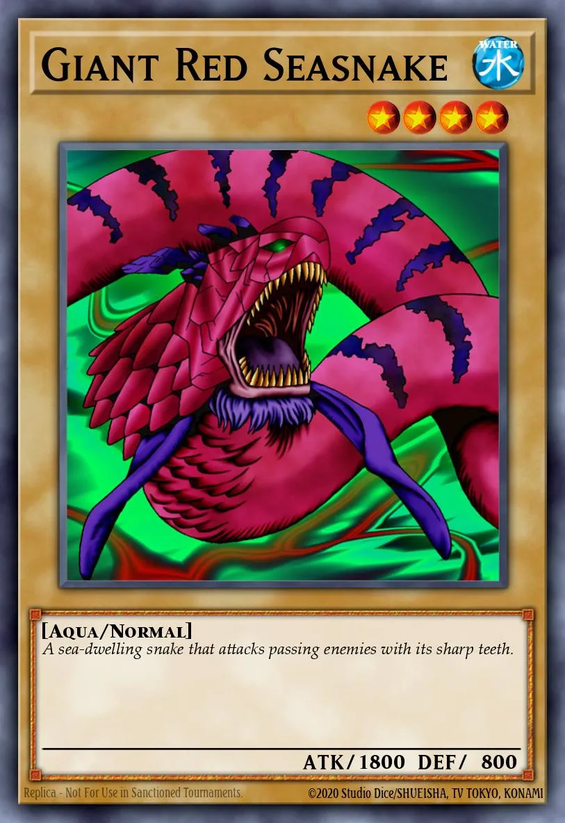 Giant Red Seasnake · Tournament Pack: 2nd Season 58831685/30