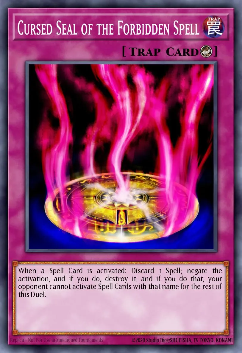 Cursed Seal of the Forbidden Spell · Invasion of Chaos: Special Edition 58851034/4
