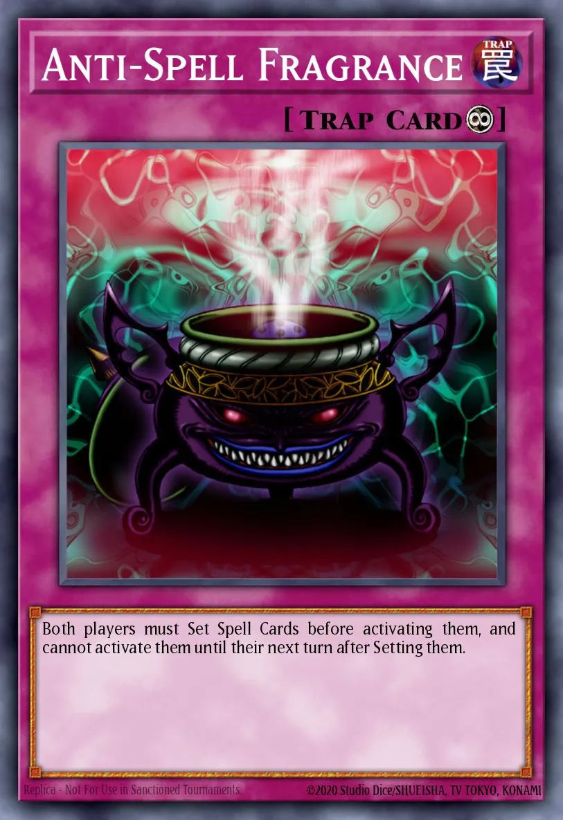 Anti-Spell Fragrance · Yu-Gi-Oh! Power of Chaos: Yugi the Destiny promotional cards 58921041/10