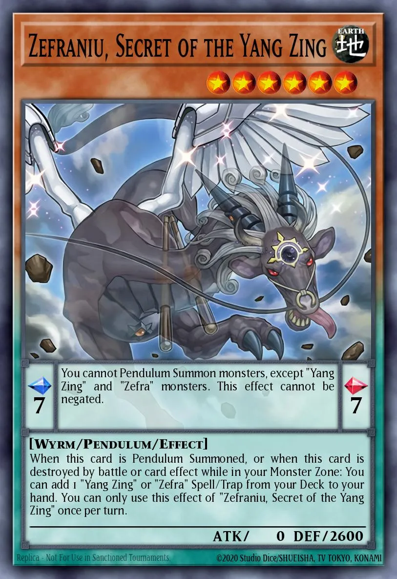 Zefraniu, Secret of the Yang Zing · Crossed Souls: Advance Edition 58990362/4