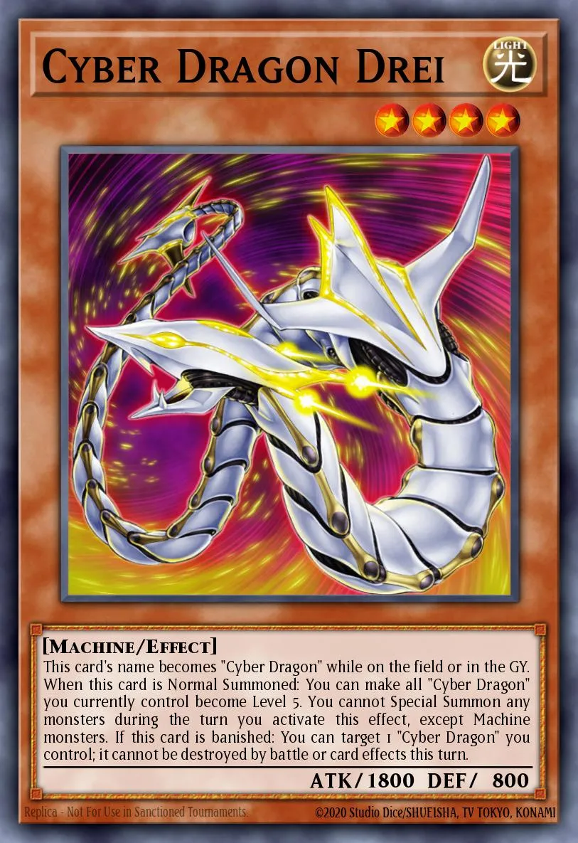 Cyber Dragon Drei · Cyber Dragon Revolution Structure Deck 59281922/38