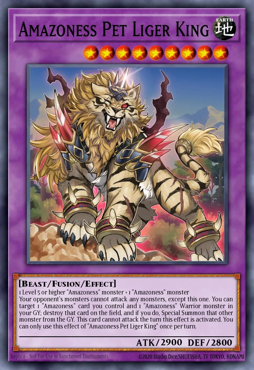 Amazoness Pet Liger King · Darkwing Blast 59353647/101
