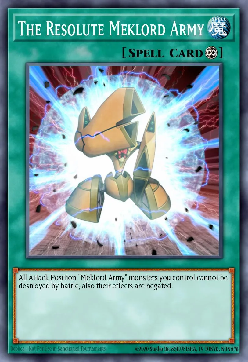 The Resolute Meklord Army · Extreme Victory Sneak Peek Participation Card 59371387/1