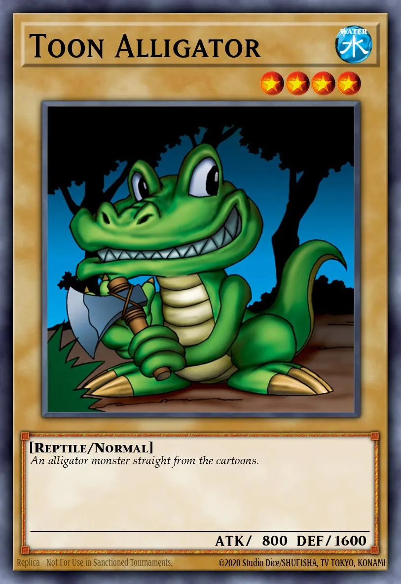 Toon Alligator · Starter Deck: Pegasus 59383041/50