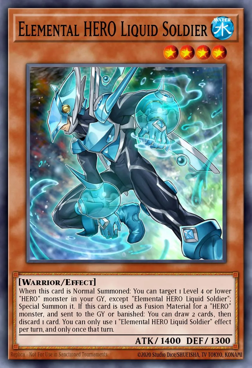 Elemental HERO Liquid Soldier · Legendary Duelists: Magical Hero 59392529/56
