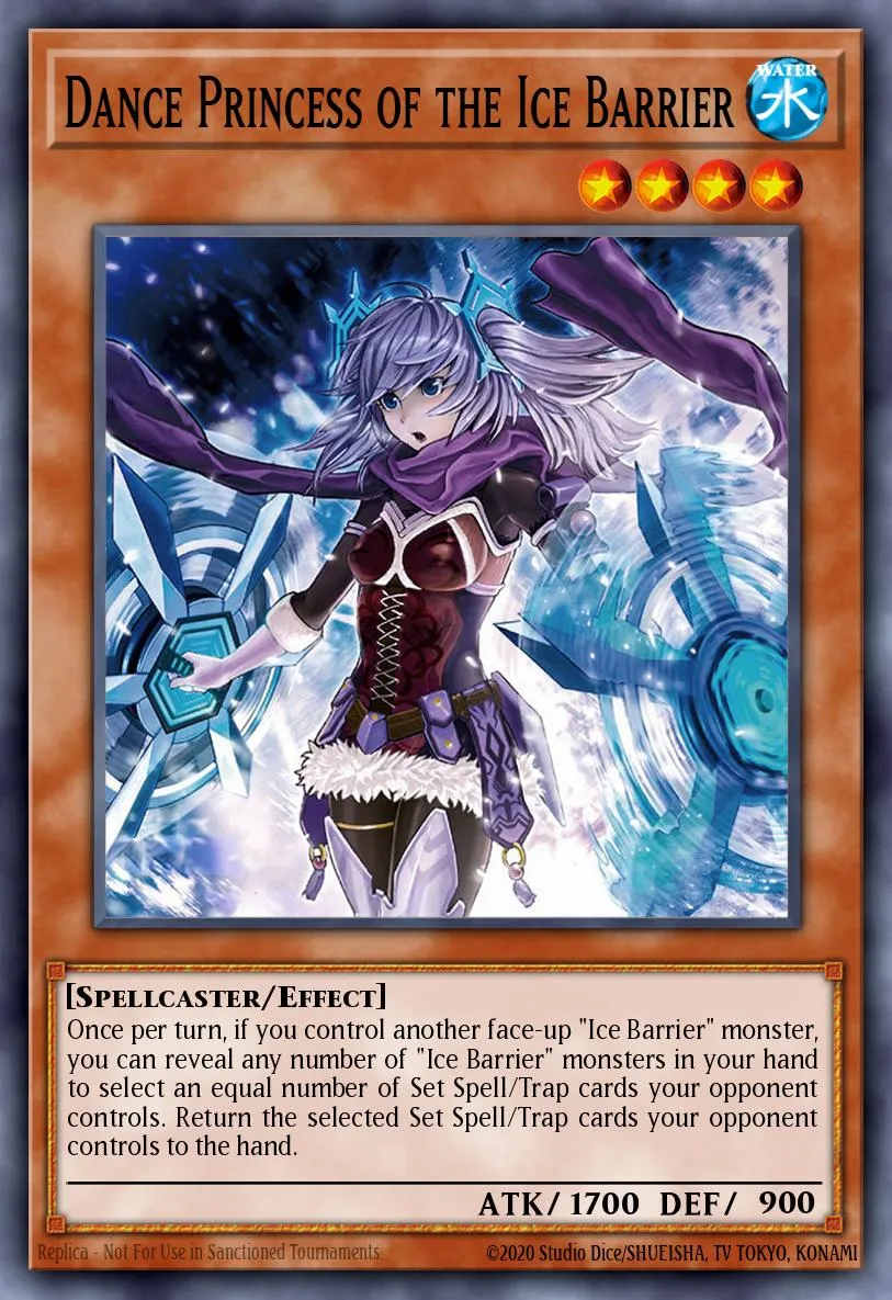 Dance Princess of the Ice Barrier · Starstrike Blast Sneak Peek Participation Card 59546528/1