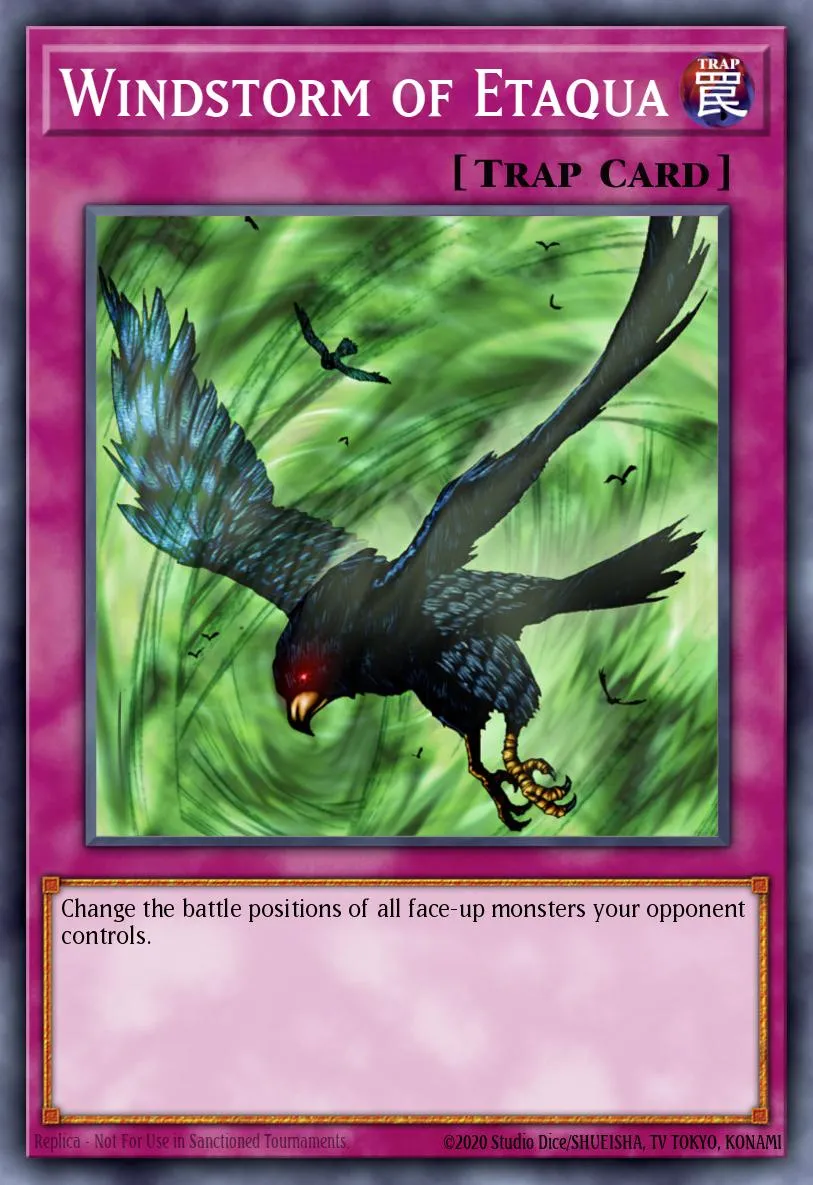 Windstorm of Etaqua · Yu-Gi-Oh! Power of Chaos: Yugi the Destiny promotional cards 59744639/10