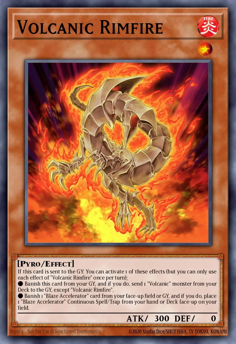 Volcanic Rimfire · Legendary Duelists: Soulburning Volcano 59805313/62