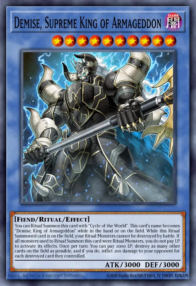 Demise, Supreme King of Armageddon · OTS Tournament Pack 8 (POR) 59913418/36