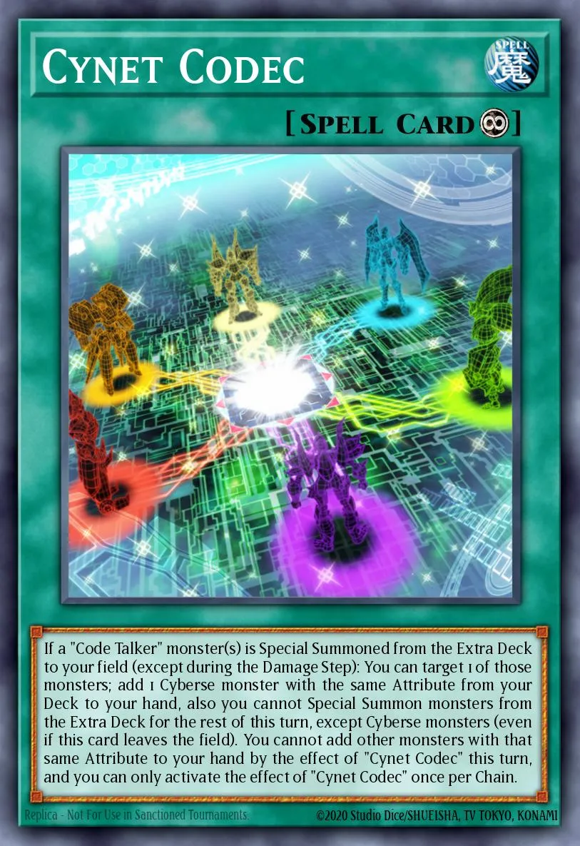 Cynet Codec · Yu-Gi-Oh! Legacy of the Duelist: Link Evolution promotional cards 60018643/3