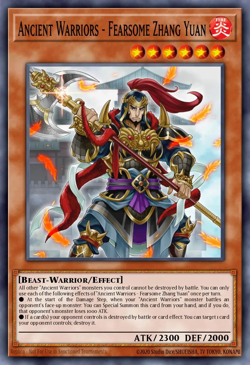 Ancient Warriors - Fearsome Zhang Yuan · Eternity Code Premiere! promotional card 60033398/1