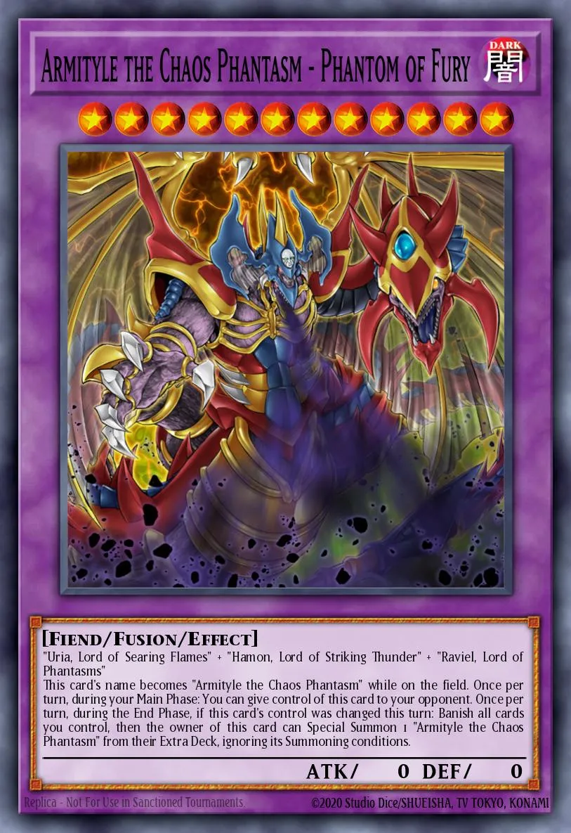 Armityle the Chaos Phantasm - Phantom of Fury · Phantom Rage Premiere! promotional card 60110982/1