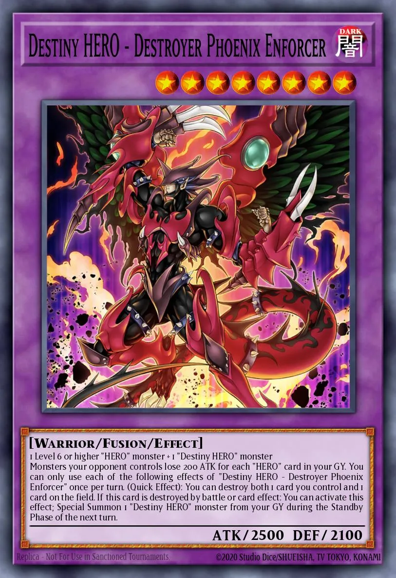 Destiny HERO - Destroyer Phoenix Enforcer · Burst of Destiny 60461804/101